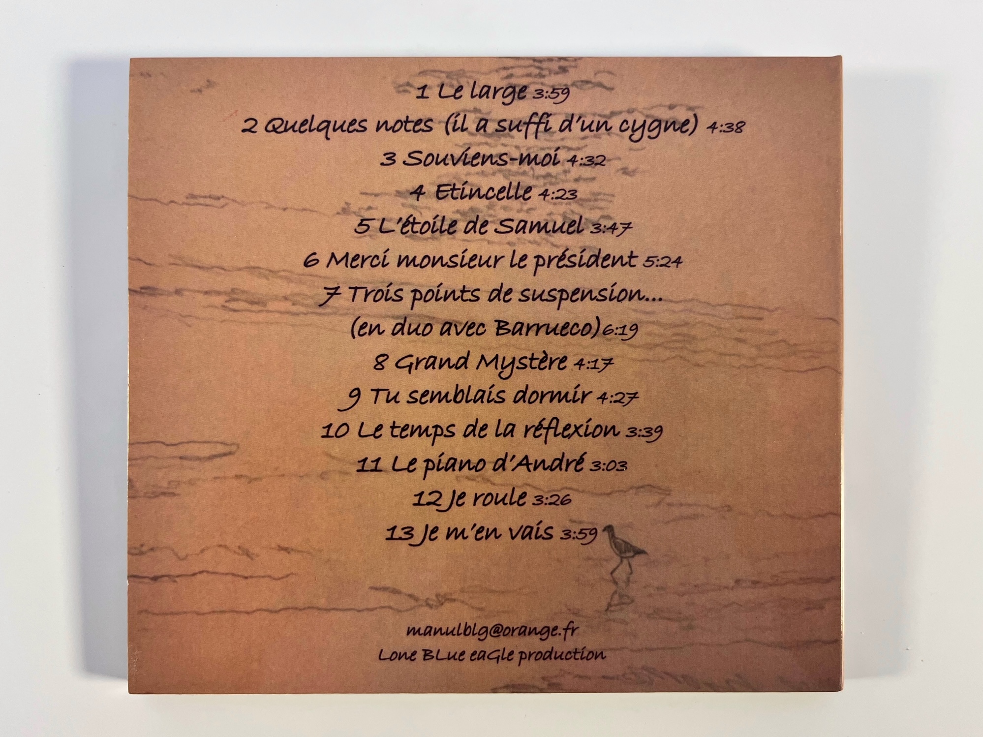 "Le large", un album de Manu LBLG