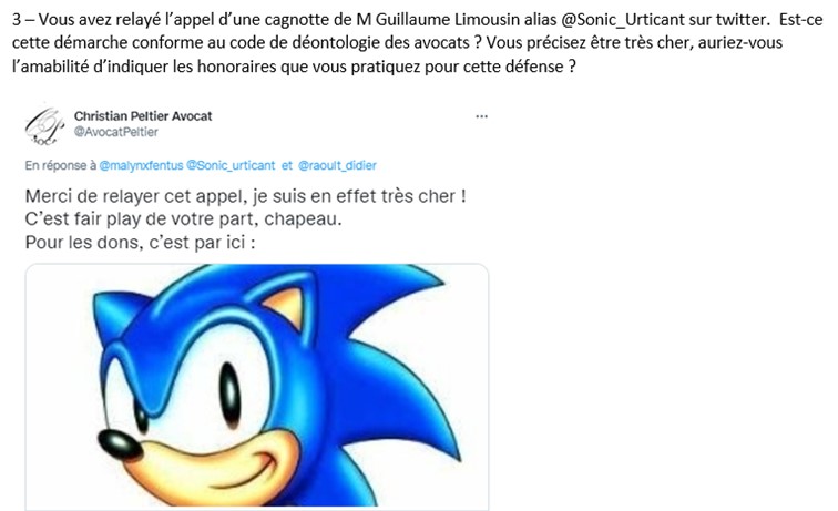 Harcelosphere 3 - Avocat Me Peltier contacté par FranceSoir-2