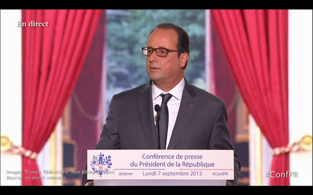 francois-hollande-conference-de-presse-7-septembre-francesoir.png François Hollande lors de sa conférence de presse du 7 septembre 2015.