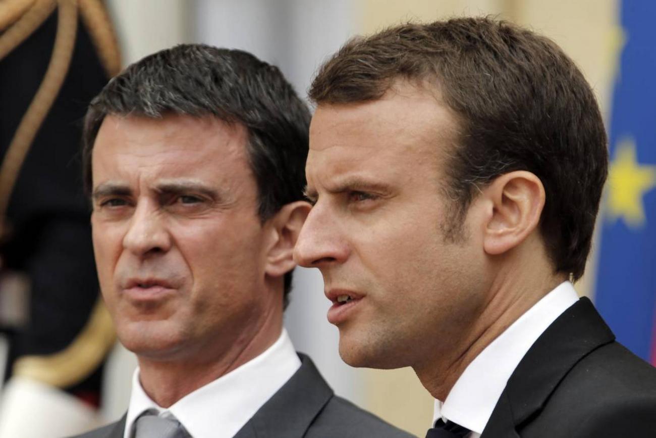 macron-valls-francesoir.jpg Emmanuel Macron Manuel Valls