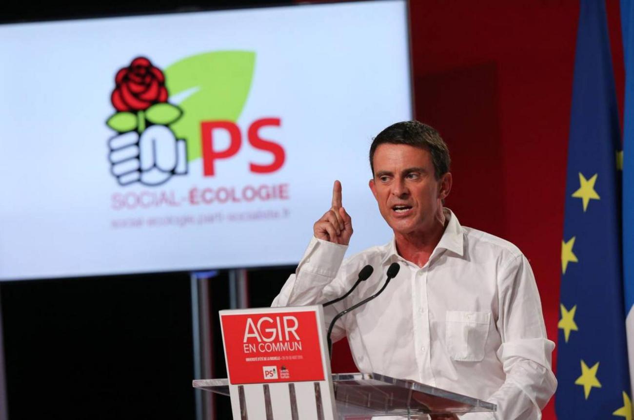 manuel-valls-discours-universite-ete-ps-la-rochelle-35-heures-code-travail-eelv-ecologistes-migrants-sifflets-polemiques-francesoir.jpg Le gouvernement de Manuel Valls.
