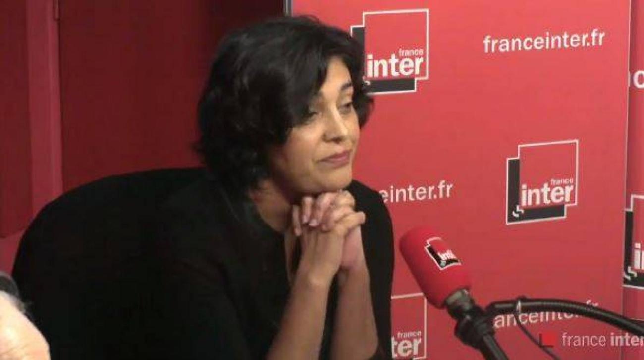 myriam-francesoir.jpg Myriam El Khomri au micro de France Inter.