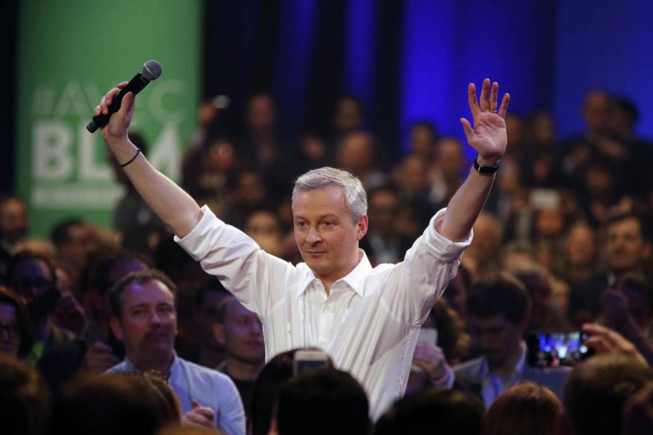 bruno-le-maire-primaire-les-republicains-francesoir.jpg Bruno Le Maire lors d'un meeting pour la primaire LR.