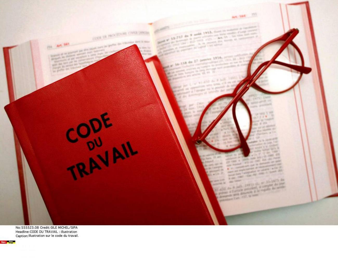 code-du-travail-francesoir.jpg Un code du travail.