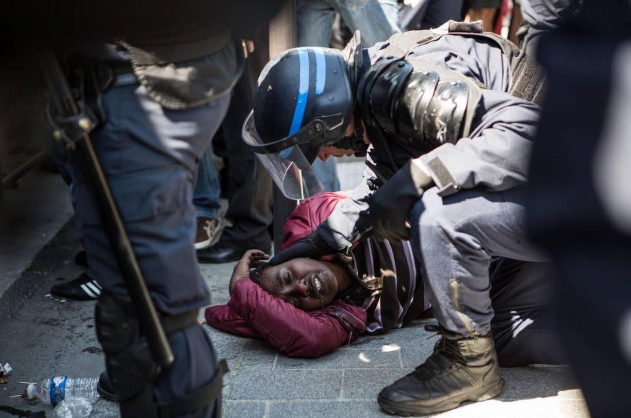evacuation-halle-pajol-violences-francesoir.jpg La première évacuation de la halle Pajol le 8 juin dernier avait été violente.