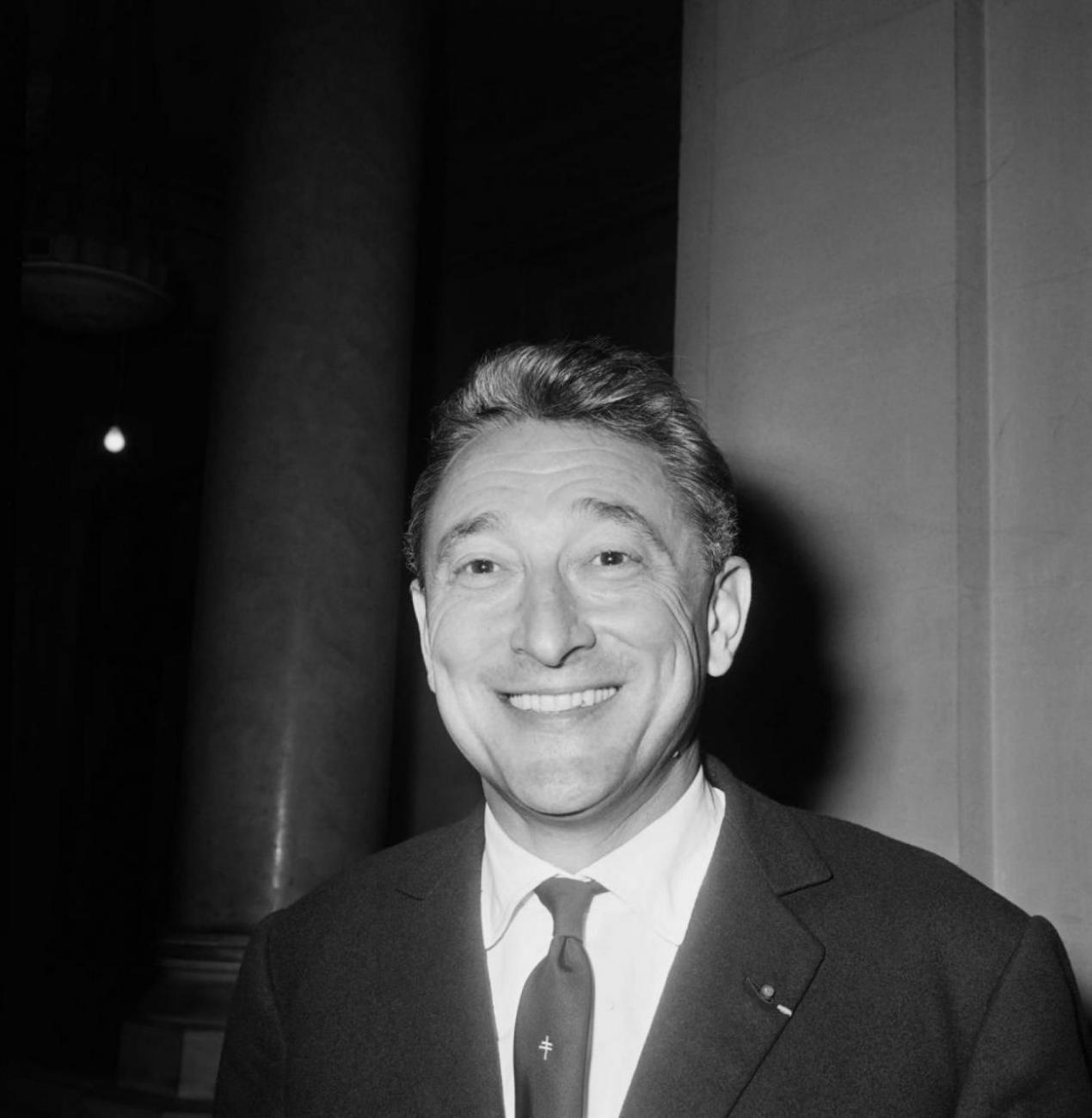 images/f47a0020150959f837cbb1ccfae714bf38d14311.jpg Photo non datée du résistant, homme de presse et député gaulliste, Jean-Claude Servan-Schreiber mort à Paris, le 11 avril 2018, jour de ses 100 ans