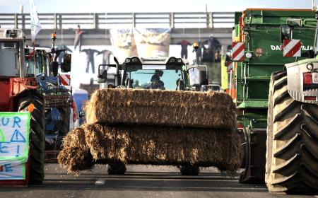 Blocage agriculteurs Carbonne