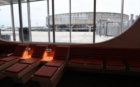 Vue du bâtiment du Terminal 1 lors de sa réouverture, à l'aéroport Roissy-Charles de Gaulle, au nord